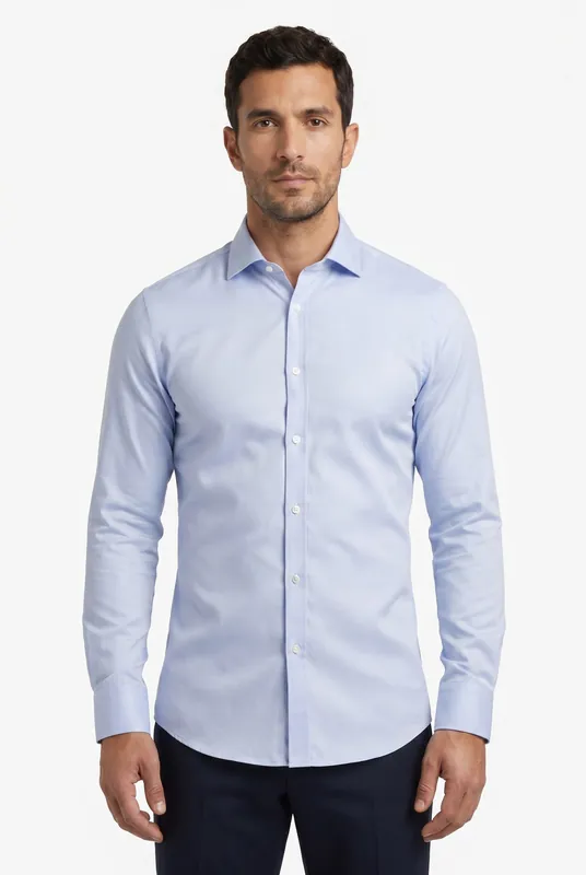 Men's Performance Slim-Fit Dress Shirt | Blackstone London