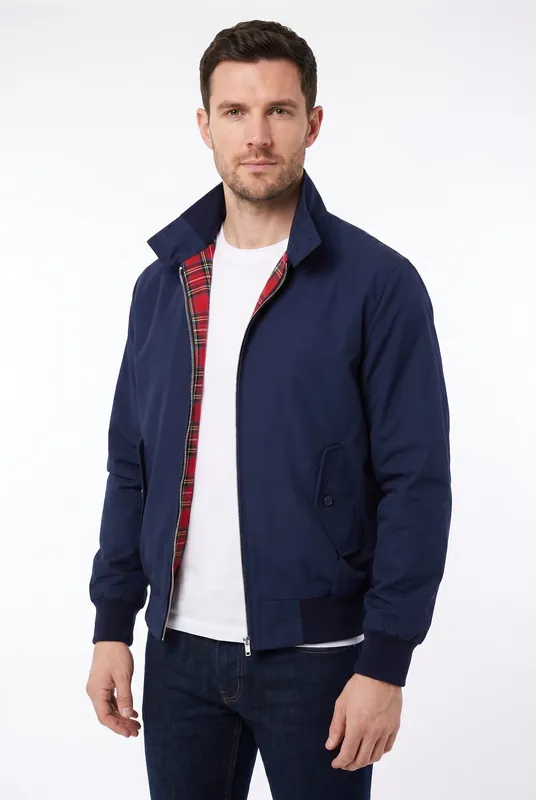 Men's Classic Harrington Jacket | Blackstone London