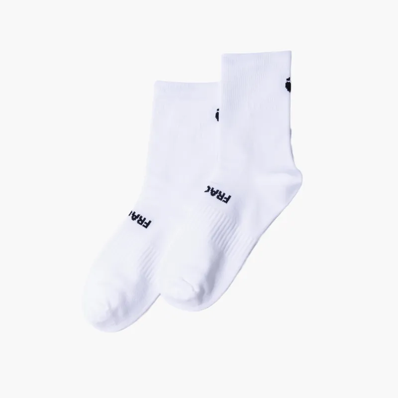 WHITE Performance Crew Socks - Fractel