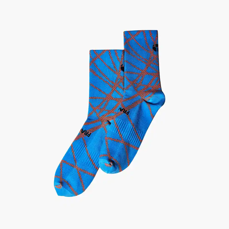 CHAOS COBALT Performance Crew Socks - Fractel