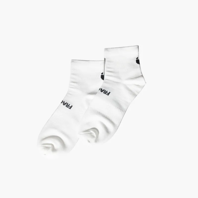 WHITE Performance Quarter Socks - Fractel