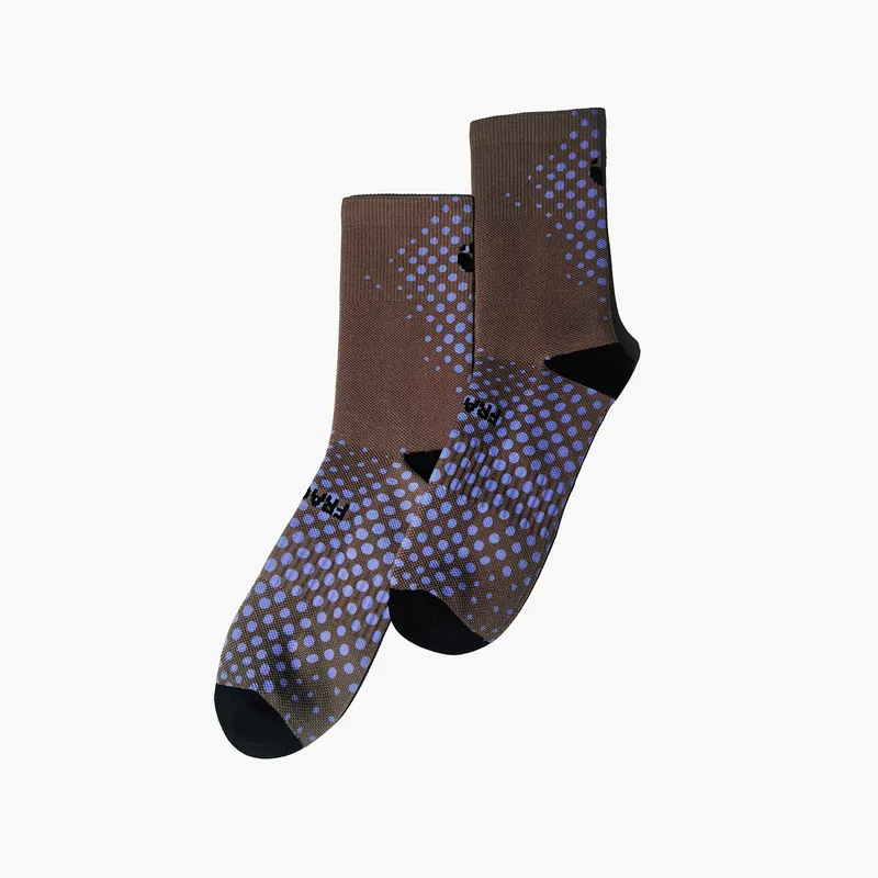 BUTTERFLY MAUVE Performance Crew Socks - Fractel