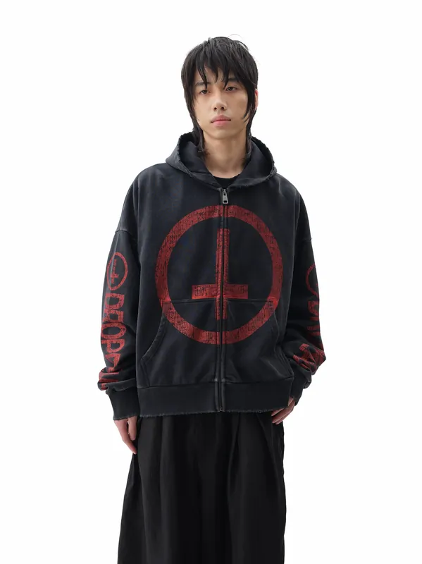 Coma Black Boxy Hoodie - DROP DEAD - MORBID CURIOSITY