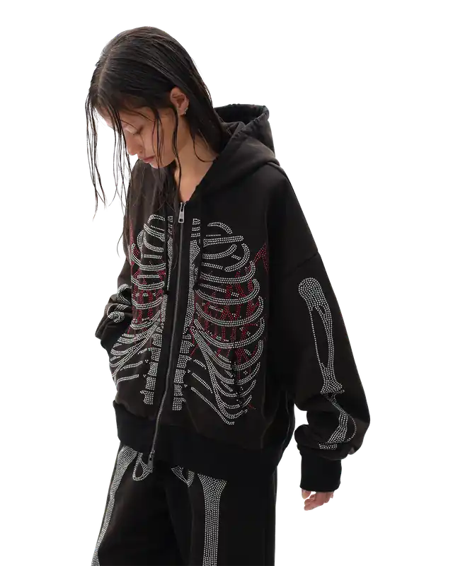 Them Bones Hoodie - DROP DEAD - MORBID CURIOSITY