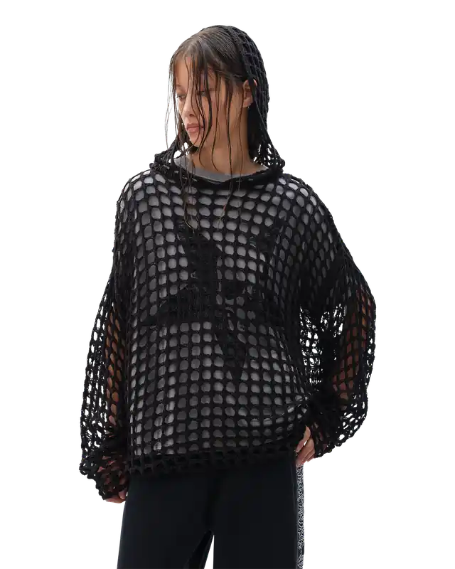 Session Knitted Hoodie - DROP DEAD - MORBID CURIOSITY