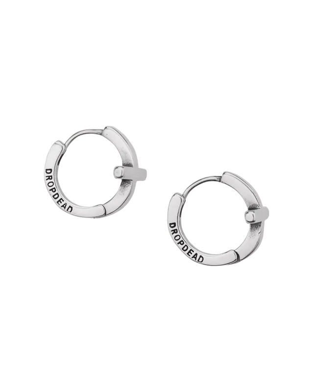Desecrate Hoop Earrings - DROP DEAD - MORBID CURIOSITY