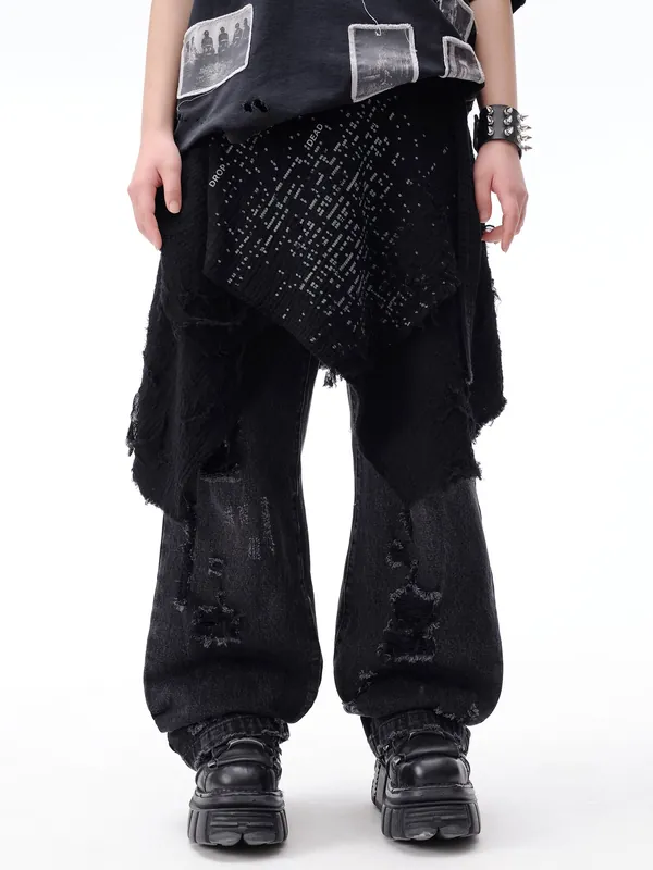 C0D3D Wrap Skirt - DROP DEAD - MORBID CURIOSITY