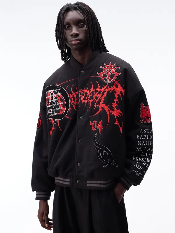 Breakdown Varsity Jacket - DROP DEAD - MORBID CURIOSITY