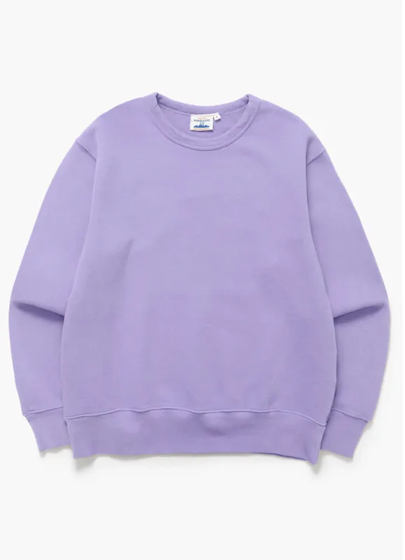 Power Goods Loopback Crewneck - Dusty Violet
