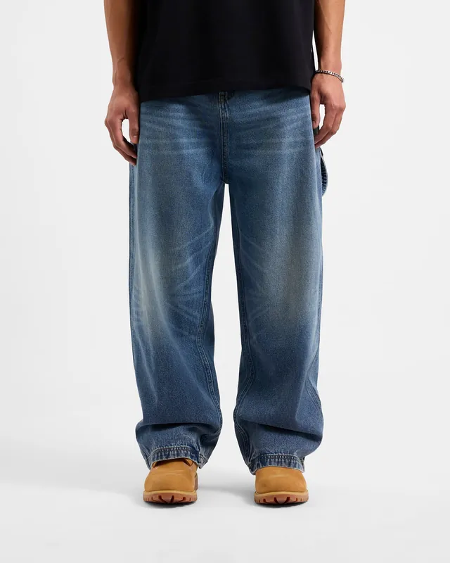 MITCH DENIM PANT - Mid Denim Blue