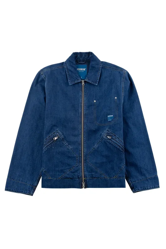 Mechanics Jacket - Denim - Mid Blue