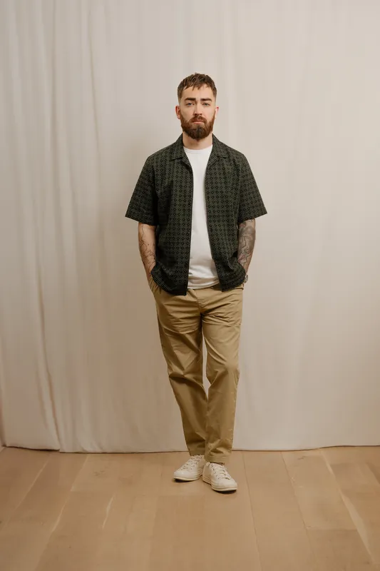 Box Jacquard Cabin Shirt - Form&Thread