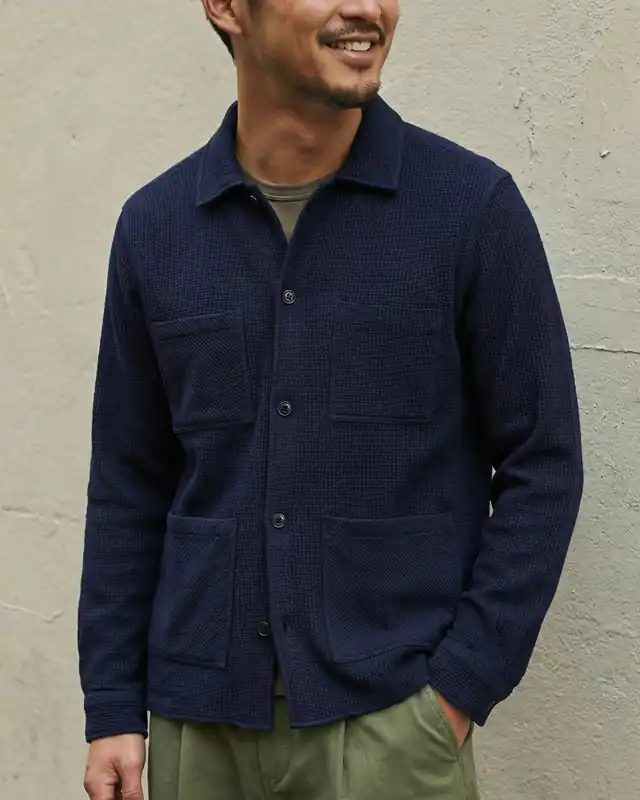 Mini Waffle Atelier Overshirt - Form&Thread