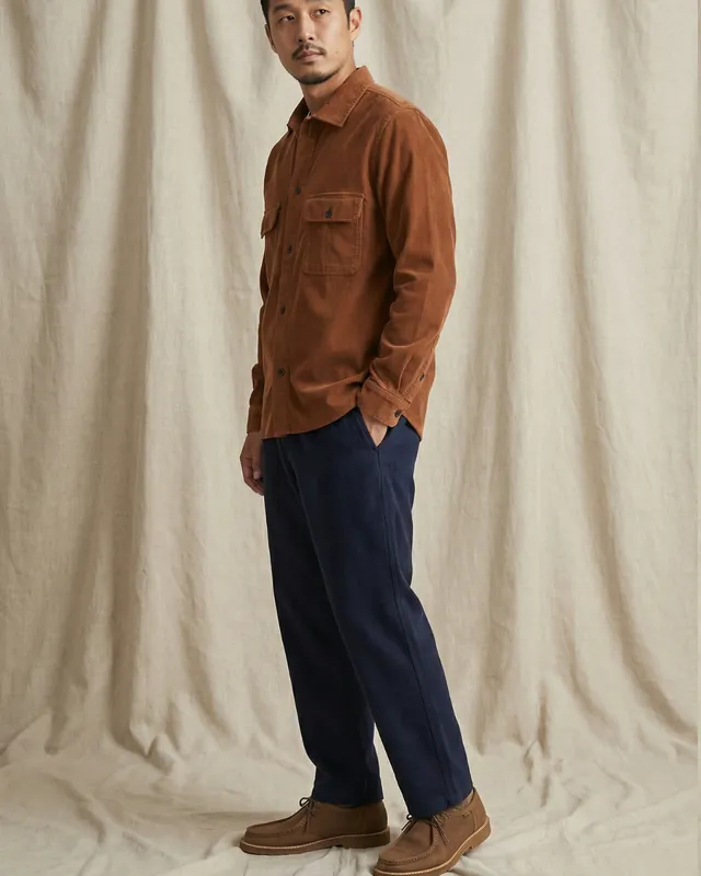 Recycled Cord Utility Overshirt - Form&Thread