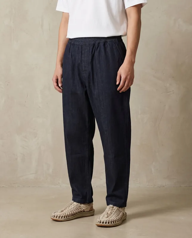 Lightweight Denim Drawstring Trouser - Form&Thread