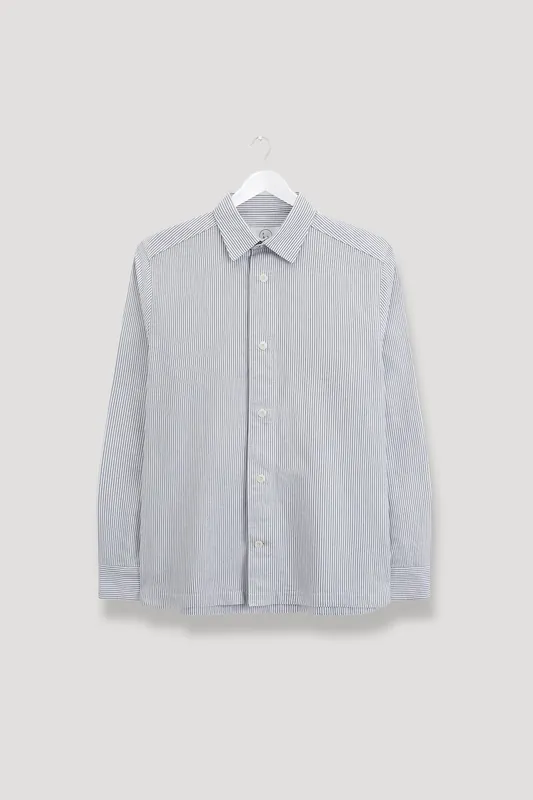 Washed Oxford Stripe Everyday Shirt - Form&Thread